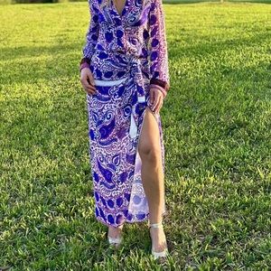 Zara Beaded Pareo Skirt